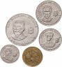 Купить Эквадор, набор из 5 монет (1, 5, 10, 25 и 50 сентаво) 2000 год
