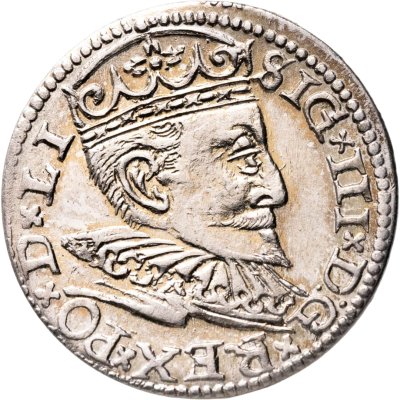 купить Речь Посполитая, Ливония 3 гроша 1596 Сигизмунд III