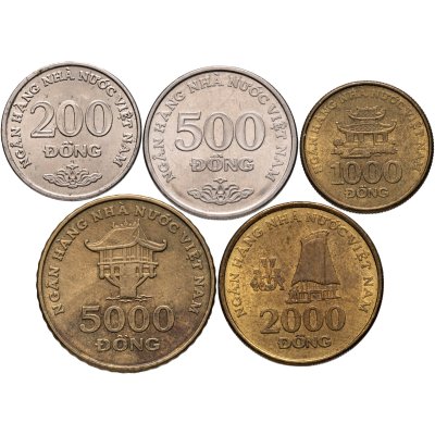 купить Вьетнам, набор из 5 монет 2003