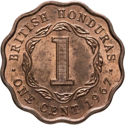 купить Британский Гондурас 1 цент (cent) 1967