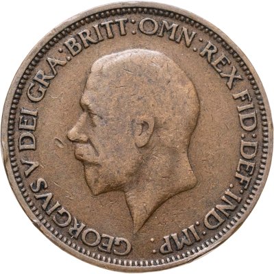 купить Великобритания 1/2 пенни (penny) 1930
