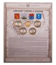 Купить Набор 10 рублей 2008 СПМД из 4-х монет и жетона в буклете серии "Древние города России", выпуск VII, Гознак