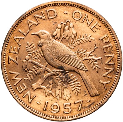 купить Новая Зеландия 1 пенни (penny) 1957