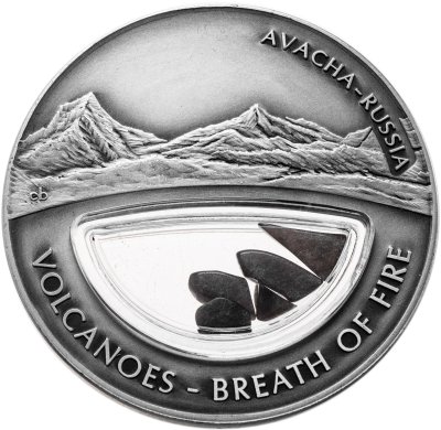 купить Фиджи 10 долларов 2013 "Авачинская Сопка (вулкан)", в футляре с сертификатом