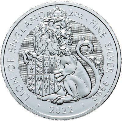 купить Великобритания 5 фунтов (pounds) 2022 Звери Тюдоров - Лев Англии