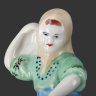 Купить Статуэтка "Дарья" ("Юная плясунья"), скульптор Н. А. Замятина, фарфор, роспись, Городницкий фарфоровый завод, СССР, 1953-1957 гг.