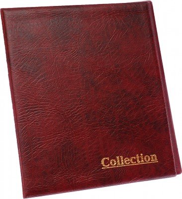 Купить Папка на кольцах формата "Optima" кожзам, красная