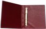 Купить Папка на кольцах формата "Optima" кожзам, красная