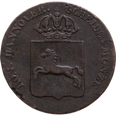 купить Германия, Брауншвейг-Вольфенбюттель 1 пфенниг (pfennig) 1836