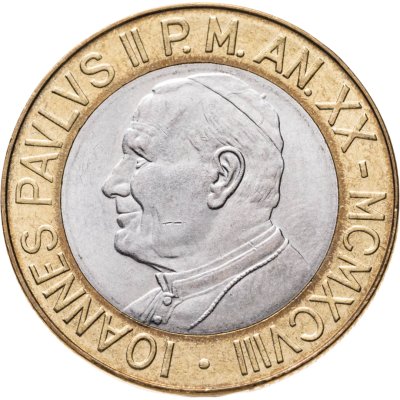 купить Ватикан 1000 лир (lire) 1998