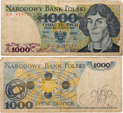 купить Польша 1000 злотых 1982