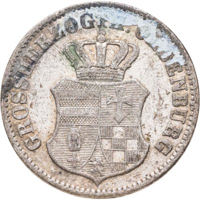 купить Германия (Ольденбург) 2 1/2 серебряных гроша 1858 В