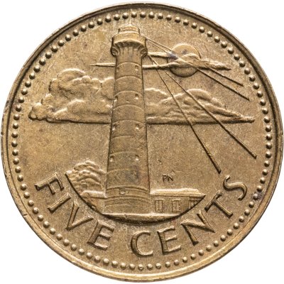 купить Барбадос 5 центов (cents) 1973 Без отметки монетного двора