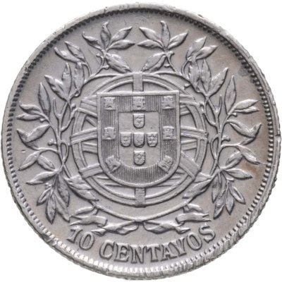 купить Португалия 10 сентаво (centavos) 1915