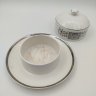 Купить Маслёнка с растительным декором, фаянс, деколь, Enoch Wedgwood (Tunstall) Ltd., Великобритания, 1960-1980 гг.