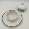 Купить Маслёнка с растительным декором, фаянс, деколь, Enoch Wedgwood (Tunstall) Ltd., Великобритания, 1960-1980 гг.
