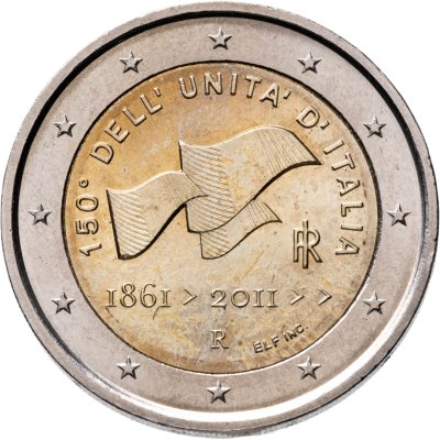 купить Италия 2 euro (евро) 2011 "150 лет объединения Италии"