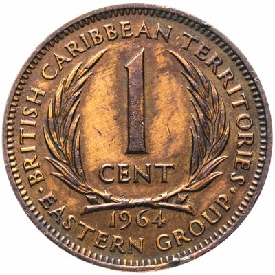 купить Восточные Карибы 1 цент (cent) 1964
