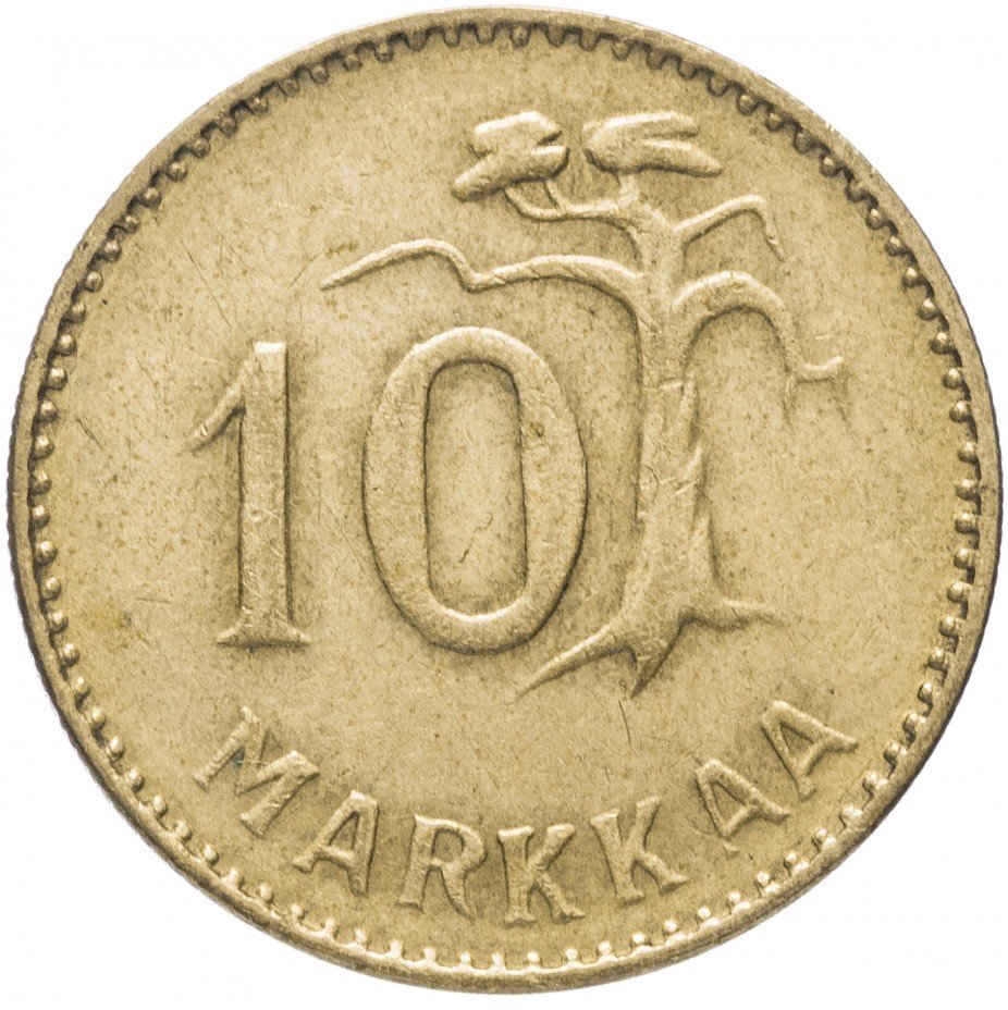 купить Финляндия 10 марок 1953
