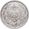 Купить Германия 1/2 марки 1916 G
