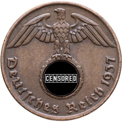 купить Германия (Третий рейх) 1 рейхспфенниг (reichspfennig) 1937 A