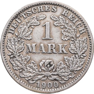 купить Германия 1 марка (mark) 1900 знак монетного двора: "E" - Мульденхюттен