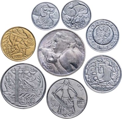 купить Сан-Марино годовой набор из 8 монет 1973