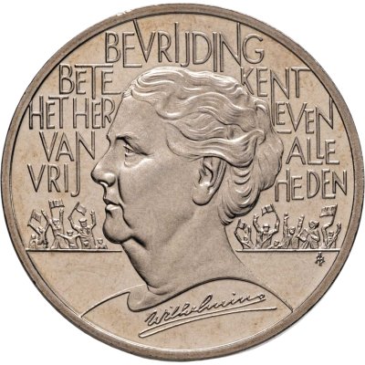 купить Нидерланды 2 1/2 экю 1995 Королева Вильгельмина