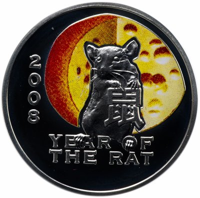 купить Остров Ниуэ 1 доллар 2007 "Китайский гороскоп - Год крысы" с сертификатом