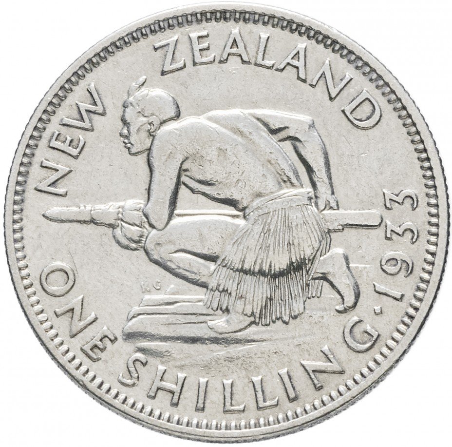 купить Новая Зеландия 1 шиллинг 1933