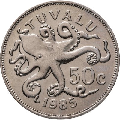 купить Тувалу 50 центов (cents) 1985
