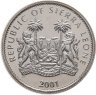 Купить Сьерра-Леоне 1 доллар 2001 "Большая африканская пятёрка - Лев"