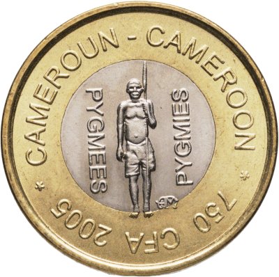 купить Камерун 750 франков (francs) 2005 "Пигмеи"