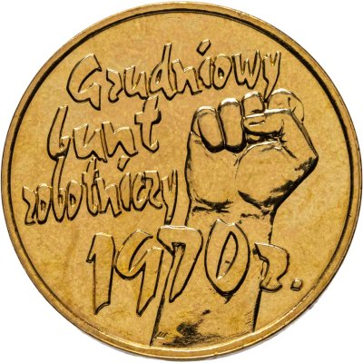 купить Польша 2 злотых 2000 "30 лет со дня декабрьских событий 1970 года"