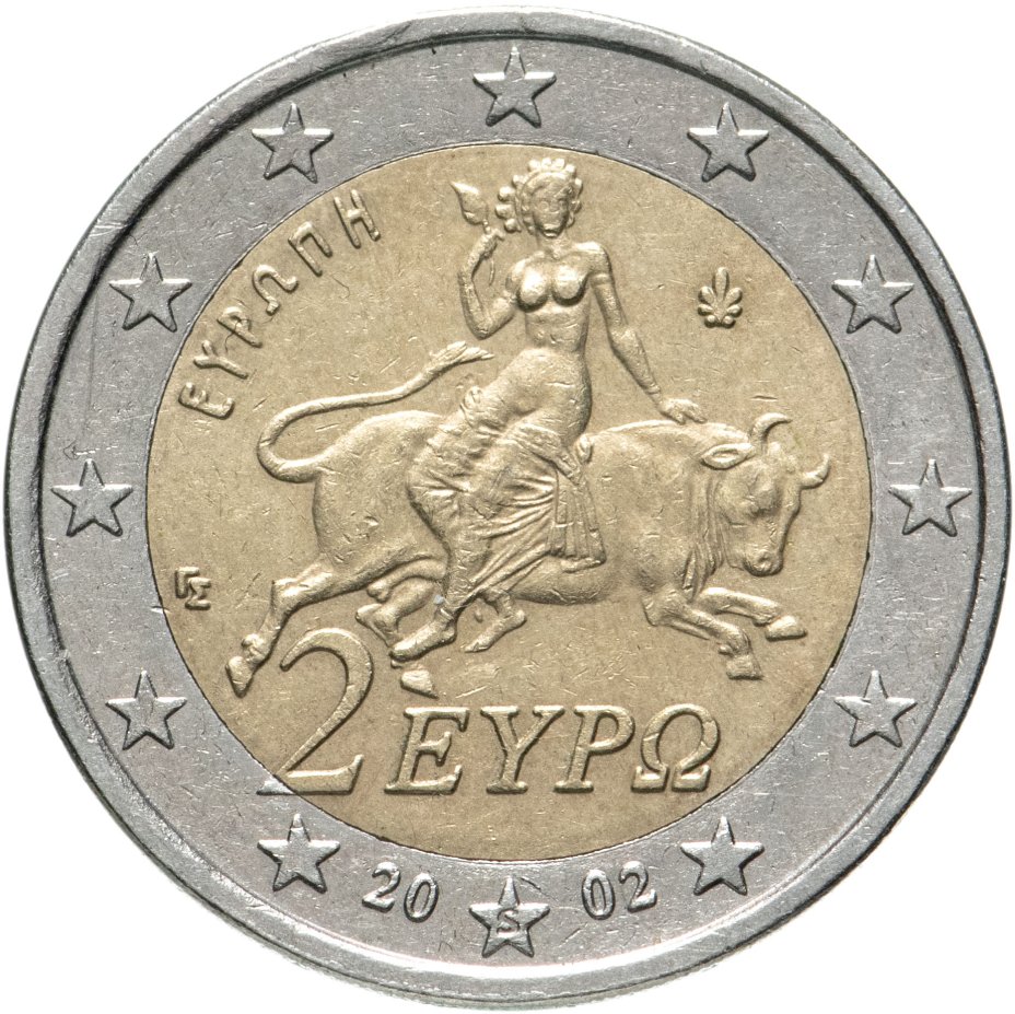 2 евро греции