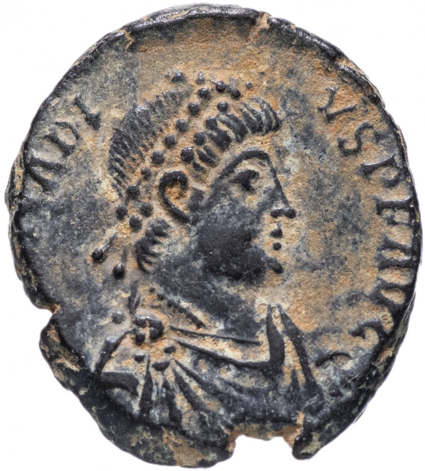 купить Римская империя, Аркадий, 383-408 годы, нуммий.