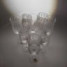 Купить Набор из 6-ти ликерных рюмок на длинной ножке, стекло, гравировка, Bohemia Crystal (Bohemia Glass), Чехословакия, 1970-1980 гг.