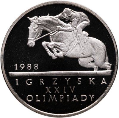 купить Польша 500 злотых (zlotych) 1987 "XXIV летние Олимпийские Игры, Сеул 1988"