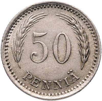 купить Финляндия 50 пенни (pennia) 1921 H