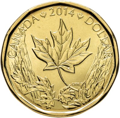 купить 1 доллар (dollar) 2014 "О, Канада!"