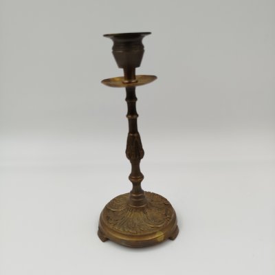 купить Подсвечник с растительным декором (на одну свечу), латунь, Европа, 1960-1990 гг.