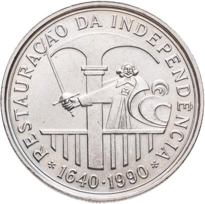 купить Португалия 100 эскудо (escudos) 1990 350 лет со дня восстановления португальской независимости