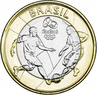 купить Бразилия 1 реал 2015 Футбол