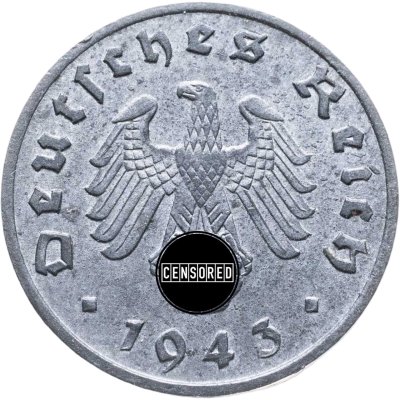 купить Германия, Третий Рейх 1 рейхспфенниг 1943 "А"