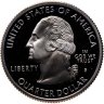 Купить США 25 центов (квотер, 1/4 доллара, quarter dollar) 1999 Штат Делавэр, знак монетного двора "S" - Сан-Франциско"