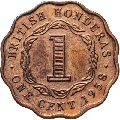 купить Британский Гондурас 1 цент (cent) 1958