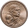 Купить США 1 доллар (dollar) 2006 "Sacagawea dollar (Сакагавея доллар - парящий орёл)", знак монетного двора "D" - Денвер