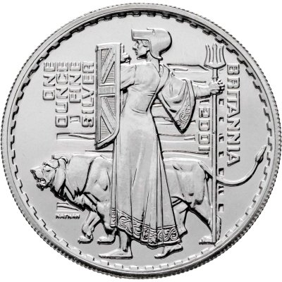 купить Великобритания 2 фунта 2001 UNC "Стоящая Британия"