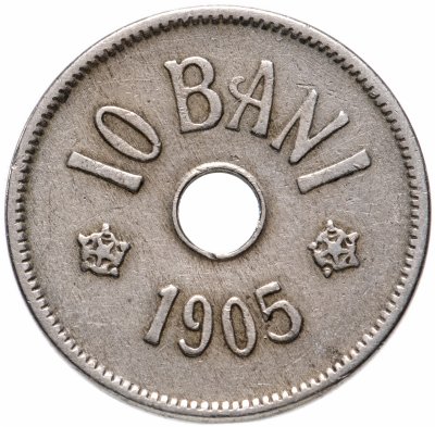 купить Румыния 10 бани 1905