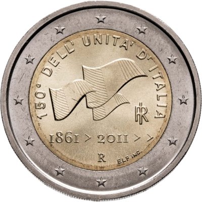 купить Италия 2 euro (евро) 2011 "150 лет объединения Италии"